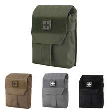 1 pc Sistem Pinggang Modular MOLLE dengan Kantong Lepas Pasang - Tas Berburu & Olahraga Cepat Pakai, Pengatur Taktis EDC dengan Jahitan Diperkuat untuk Pemburu/Penembak Kompetisi, Nilon 500D - MultiWarna - View 1