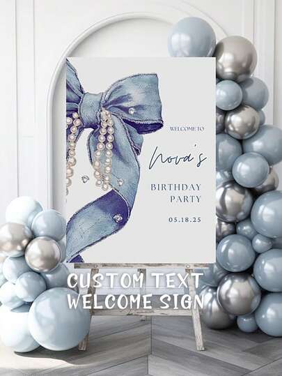 Bảng chào mừng tiệc theo yêu cầu - Trang trí theo chủ đề "Cao bồi, Ngọc trai & Kim cương", Bảng kỷ niệm độc đáo, Tiệc sinh nhật phong cách miền Tây, Bảng chào mừng buổi tụ họp theo chủ đề miền Tây, Bảng chào mừng cho sinh nhật lần thứ 40, 50 và tất cả các cột mốc sinh nhật quan trọng.