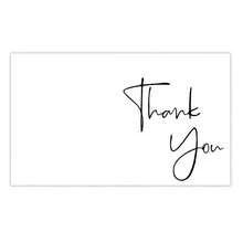 50 Pack White Thank You Cards, Thick Paper Smooth Writing Mini Gift Cards, Simple Elegant Blank Decorative Message Cards For Supporting Small Business, Store Owners, Online Shop Sellers, Perfect For Business Packaging, Retail Orders, Party Favors, Holiday Greetings, Birthday, Thanksgiving, Baby Shower, Wedding, Back To School & Daily Gratitude Stationery Supplies - Multicolor - View 10