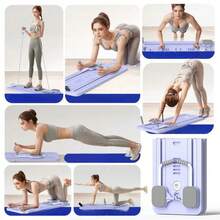 Składana deska do pilatesu – Twój domowy trener równowagi i stabilizacji Kompaktowe urządzenie, które daje ogromne możliwości ćwiczeń. - 紫色 - 查看 4