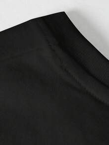 Damen T Shirt Sommer Bequem Freizeit Mode Must Have Neue Kollektion  Look Basic Shirt - Black - View 6