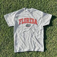 Summer New Short Sleeve Pattern Top ,Vintage Florida State Gators Shirt White New White All Sizes, Shirt Hot New Comfortable Retro Cotton T-Shirt-L91 - 淺灰色 - 查看 16
