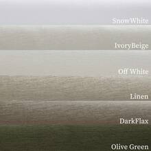 Topfinel 2 Panels Pinch Pleated Curtains Natural Linen Pinch Pleat Back Tab Semi-Shading Drapes With Hooks Rings Window Curtains Home Decor - DARKFLAX - View 7
