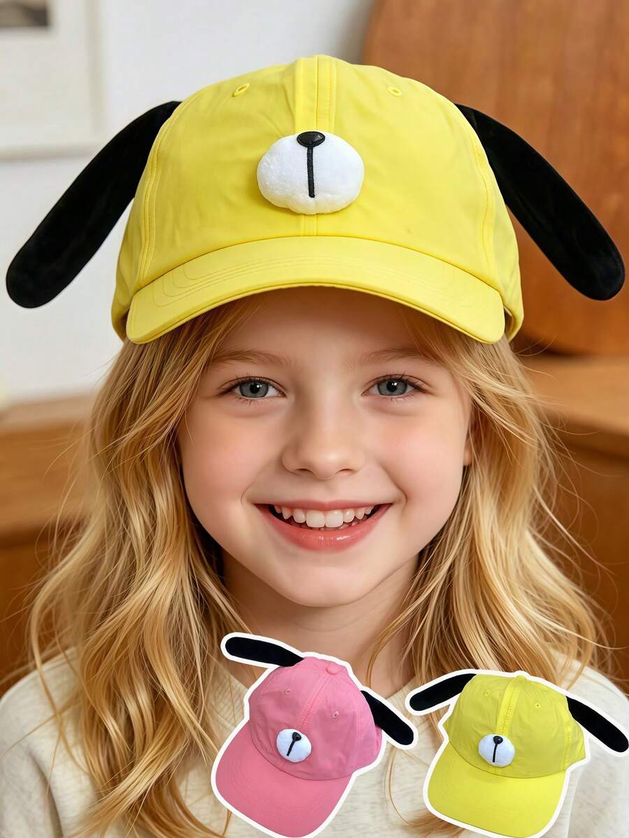 1 pieza Sombrero ligero y de secado rápido con protección UV para niños y niñas, ajustable y lavable, tipo visera de golf, gorra de béisbol para perros - 8-12 años - Ver 1