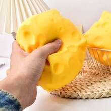1 pezzo Blocco di formaggio extra large da spremere - Giocattolo sensoriale per sollievo dallo stress per adulti, regalo per sollievo dallo stress per adulti, regalo scherzoso per adulti, giocattolo sensoriale per sollievo dallo stress per adulti - Sunny Entertainment, adatto per viaggi, ufficio, all'aperto, lavoro, decorazione per la casa, feste di vacanza, prodotti per il sollievo dallo stress, articoli per la casa, regali per lei, regali per lui, regali per mamma, regali per papà, regali per nonna, regali per nonno - Multicolore - Visualizzare 4