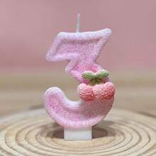 Creative Cherry Number Candles For Birthday Cake, Suitable For Birthday Party Cake Decoration, Halloween And Christmas Cake Decoration - Multicolor - View 16