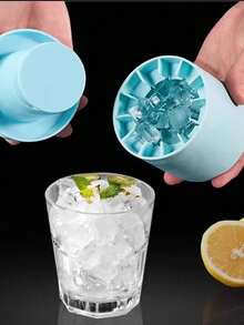Khay đá mini, máy làm đá mini cầm tay, cốc đá đông lạnh nhanh, khuôn làm đá tiện dụng trong nhà bếp, dễ sử dụng. - Nhiều màu - Xem 4