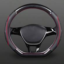 Massaging Car Steering Wheel Cover, Sporty & Comfortable Design, With Inner Ring Steering Wheel Sleeve, O-Shape And D-Shape Options, Fits Many Car Models, Auto Interior Accessory - Multicolor - View 15