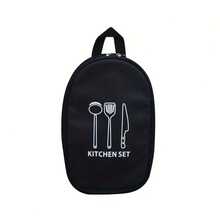 Practical Portable Nylon Kitchenware Storage Bag, Camping Tool Organizer, Suitable For Camping, BBQ, Commuting, Work, School And Travel - Easily Organize Outdoor Knives, Spoons And Other Kitchenware, Outdoor Cookware, Camping Tools, Camping Accessories, Kitchen Accessories, Kitchen Tools, Handbag - Multicolor - View 11