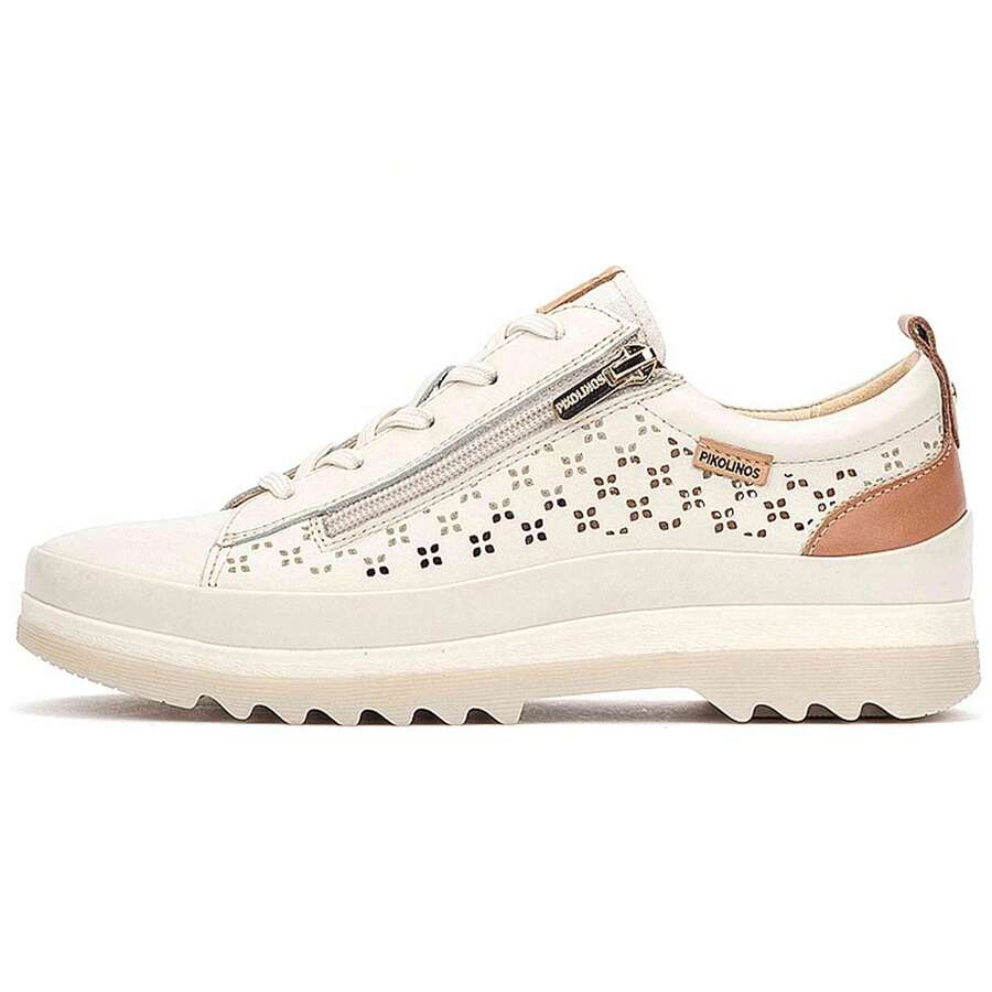 Pikolinos Tênis Feminino Casual Esportivo - Bege - Ver 1