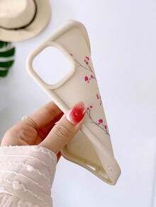 ピンクの花柄耐衝撃スマホケース（女性用）、Apple、、、Huawei対応、全面保護TPUソフトエッジ、かわいい花柄デザイン、衝撃吸収保護カバー - マルチカラー2 - チェックする 5