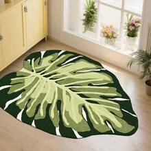 1 pieza Alfombra de área con línea asimétrica de color claro, para dormitorio/entrada/cocina/sala de estar, alfombra suave y esponjosa lavable para decoración del hogar, otoño/invierno - Multicolor - Ver 11