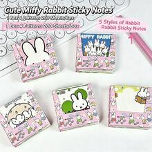 1 tờ giấy ghi nhớ không dính hình chú thỏ Miffy dễ thương với họa tiết hoạt hình tinh tế, dày dặn và chắc chắn, lý tưởng để viết tin nhắn và ghi chú, vẻ ngoài bắt mắt tạo thêm nét ấm áp cho việc sử dụng hàng ngày. Kiểu dáng ngẫu nhiên. - Nhiều màu - Xem 1
