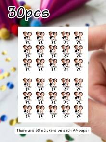 Custom Temporary Tattoo Stickers, Personalized Photo Design, Funny Party Aesthetic Body Art, Custom Text Face Tattoo Decal For Bachelorette Party Birthday Celebration, Mother's Day, Customizable Picture Event Favor Gift,Bridal Shower Night Decoration - Multicolor - View 17