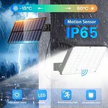 400 LED Solar Powered Motion Sensor Light, Waterproof Outdoor Solar Wall Lamp With Smart Lighting Control And 3 Brightness Modes - 400LED - View 6