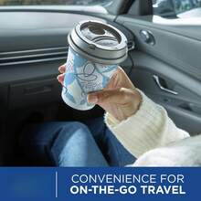 12 Oz Disposable Paper Coffee Cups With Lids, 14 Ct, Insulated For Hot Or Cold Beverages, Medium Size, To Go, Leakproof Lid, Takeaway Cups - 12 Ounces (14 Count) - View 5