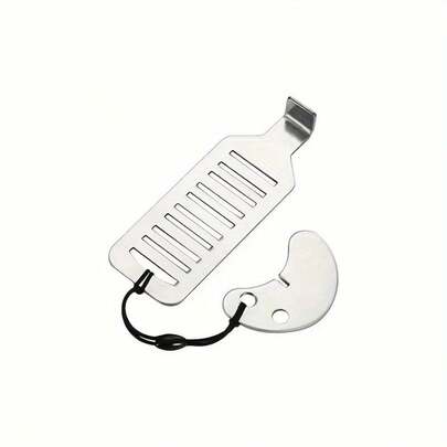 2 khóa cửa an ninh di động không cần đục phá, bằng kim loại đánh bóng, điều khiển cảm ứng, dễ lắp đặt, lý tưởng để bảo vệ an toàn tại nhà và khi đi du lịch.