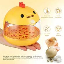 Small Home Incubator, Compact With Egg Candling Light, USB, Temperature Display, Lightweight Transparent Window, Suitable For Chicken, Duck, Quail, Goose Eggs, Humidity Control, Automatic Temperature Regulation, Manual Egg Turning, Educational Use - Multicolor - View 12