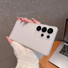 适用于三星 Galaxy A57、A37、A17、A07、A56、A36、A26、A16、A06、A05、A15、A25、A35、A55、A12、A13、S24 Plus、S25 FE、S26 Ultra 的超薄防摔磨砂手机壳 - 無色 - 查看 3