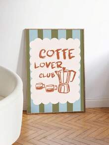 1 tấm poster không khung dành cho câu lạc bộ người yêu cà phê, tranh treo tường chủ đề ấm pha cà phê Moka, tranh treo tường quán cà phê, tranh trang trí nhà bếp, tranh vẽ tay, poster quán cà phê espresso phong cách retro. - Nhiều màu - Xem 2