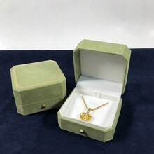 Octagonal Velvet Jewelry Storage Box Necklace Bracelet Organizer Case Elegant Decorative Display Container For Luxury Gifts Wedding Anniversary Keepsake Premium Velvet Lined - Multicolor - View 8