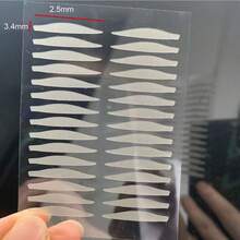 84pcs/3sheets Water Drop Double Eyelid Tapes, Easily Create Natural-Looking Double Eyelids, Anti-Drooping, Suitable For Vanity Or Travel - Multicolor - View 4