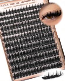 [Lowest Price In 30 Days]Goddvenus Manga Lash Clusters With Spikes Wispy Cluster Eyelash Extensions Fluffy Anime Eyelashes Clusters Reusable Faux Mink Fairy Individual Lash Extension (D Curve 12-18mm 204 Pieces) - 帶有尖刺的漫畫集群 - 查看 1