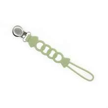 Chupete de silicona con forma de pez en una sola pieza con cadena antiperdi da, cordón para chupete - Multicolor - Ver 10