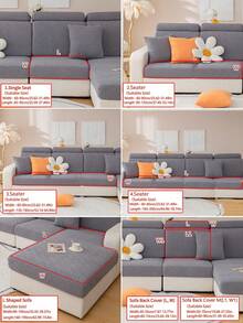 1 tấm bọc ghế sofa Sherpa dày dặn, co giãn, thoải mái, chống trượt, phủ kín toàn bộ ghế sofa, dùng được cả 4 mùa, chăn sofa dày bằng vải, có thể giặt máy, chống bụi, thân thiện với thú cưng, trang trí cho phòng ngủ, văn phòng, phòng khách, phù hợp với sofa góc, sofa 1/2/3/4 chỗ ngồi. - Màu xám đen - Xem 5
