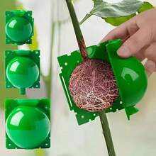 5 hộp ươm rễ cây, dụng cụ làm vườn tái sử dụng, dụng cụ ghép cây, bóng ươm hạt áp suất cao dùng trong gia đình TMZ - 5 cái - Xem 2