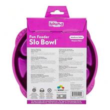 Fun Feeder Slo Bowl – Medium 2‑Cup Capacity, Slow Feeding, Small To Medium Dogs & Cats, Non-Slip, Purple, Flower Pattern - Purple - View 9