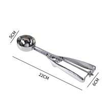 1 cái/3 cái Muỗng múc kem bằng thép không gỉ, Muỗng múc kem, Dụng cụ nhà bếp, Muỗng múc trái cây, Muỗng tráng miệng - Nhiều màu - Xem 13