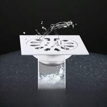 Stainless Steel Shower Drain With Hair Catcher, Odor And Insect Proof Floor Drain, Easy Installation And Cleaning, Modern Bathroom Bathtub Laundry Room Drainage Design - Modern - View 5