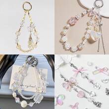 5 pezzi di perle acriliche trasparenti a forma di stella, fiore e pallone da calcio, materiali per la realizzazione di gioielli fai-da-te per collane, bracciali e orecchini - Perline acriliche trasparenti fai da te - Visualizzare 8