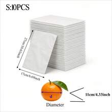 1/30 Túi lưới bảo vệ trái cây, 17x27cm, túi dây rút thoáng khí, thích hợp cho táo, nho và các loại cây ăn quả, lưới làm vườn tái sử dụng, kiểm soát chim và côn trùng, vật dụng cần thiết cho làm vườn mùa xuân ngoài trời. - A - Xem 9