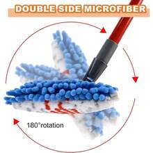 Microfiber Mops Floor Cleaning, Flat Mop Wet Dry Use, Dust Mop Hardwood Floors With 3 Reusable Pads O Cedar Hardwood Floor 'N More 3 - Action Mop And Extendable 58 Inch Long Handle - Đầu lau thay thế cho cây lau nhà 3 chức năng Ocedar - Xem 9
