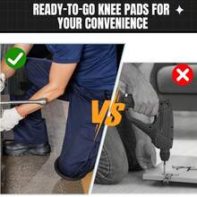1 Pair Professional Thick Knee Pads With Built-In Precise Ruler, Suitable For Tile Layers, Construction Workers And Gardeners. The Professional Knee Pads Feature A Built-In Accurate Ruler With Clear Markings. The Thick Knee Pads Are 1.5 Inches Thick, Made Of High-Density Foam Material, Meeting Precise Measurement Needs. This Dual-Purpose Knee Pad Product Combines Protection And Measurement Functions. - Gardening Knee Pads - View 12