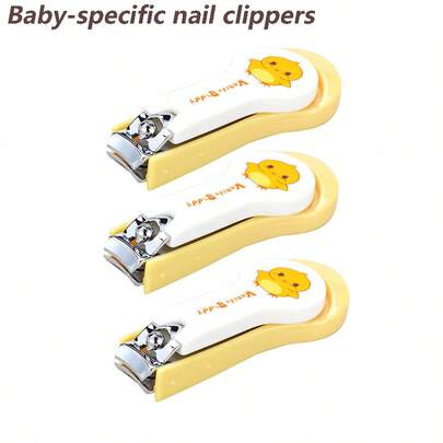 Cortaúñas de acero inoxidable para bebés, tijeras de cuidado de uñas para recién nacidos, de uso diario para bebés y niños pequeños