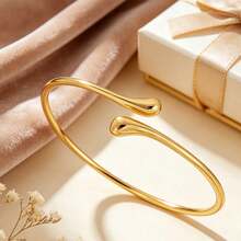 6pcs Metal Minimalist Summer Vacation Style Adjustable Bangle Bracelet Set - 6PC-aT040 - View 8