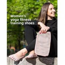 Five-Finger Shoes For Women, Indoor Comprehensive Training Shoes, Fitness Dance Shoes, Mesh Yoga And Pilates Shoes, Breathable, Non-Slip, Soft-Soled Shoes - màu đen - Xem 3