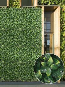 Tấm chắn cây xanh nhân tạo 50*50cm, lưới che riêng tư, chống tia UV, phông nền xanh giả thích hợp cho đám cưới trong nhà và khu vườn ngoài trời. - Xanh lá-C - Xem 7