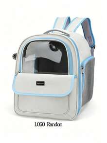 宠物背包，大型猫狗旅行背包，透明胶囊式宠物包，猫狗用品，透气便携手提包，旅行包，圣诞节/情人节礼物（图案随机） - 彩色 - 查看 16