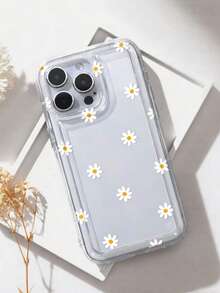 1 chiếc ốp lưng điện thoại TPU trong suốt in hình hoa cúc thời trang, thích hợp làm quà tặng ngày lễ. Tương thích với Apple XS/XS Max/XR/11 12 13 14 15 16 Pro/Pro Max/14 15 16 Plus/17 và S25, 24, 23, 22, A73, A55, v.v. - Nhiều màu - Xem 3