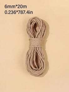 20/10m Cat Scratching Rope, Gardening Hanging Rope, Suitable For DIY Crafts, Gardening, Binding, Home Decor, Cat Scratching Post - Khaki - View 8