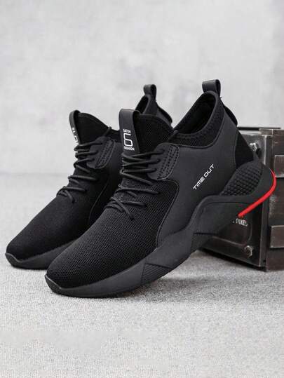 Zapatillas deportivas de hombre para primavera/otoño, antideslizantes, ligeras y transpirables. Ideales para correr, hacer ejercicio y jugar al tenis. Forro suave y cómodo con suelas antideslizantes. El diseño de malla de doble capa en un solo color garantiza ligereza y transpirabilidad. Duraderas y con amortiguación, perfectas para el uso diario. Estilo para la vuelta al cole. Adecuadas para estudiantes universitarios y como calzado informal para hombre.