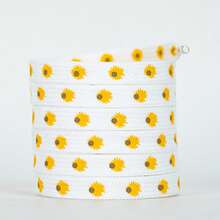 1 Pair Multicolor Small Daisy Cute Polyester Shoelaces, Suitable For Home Use - Yellow Daisies - View 12