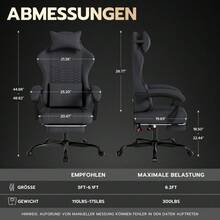 Gaming Chairs - Black - View 9