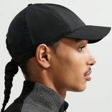 Nike 男女通用 U NK DF CLUB CAP U CB MTSWSH L 棒球帽，FB5372-011 - 黑色 - 查看 4