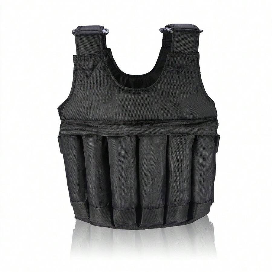 50kg Weighted Vest, Heavy-Duty Weighted Vest For Fitness, Weighted Vest For Training, For Men, Women And Adults. - màu đen - Xem 1