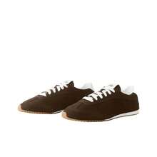 Alo Yoga Sunset Comfortable Leather Training Shoes, Unisex - A0891U-Espresso - Xem 3